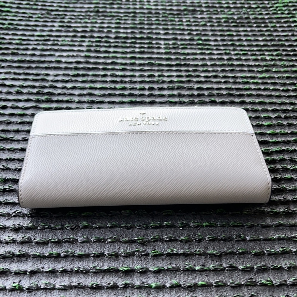 Kate Spade Staci Colorblock Large Slim Bifold Wallet - Picture 3 of 16